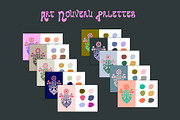 Art Nouveau Graphics & Font, a Graphic by Liz Kohler Brown (Thumbnail 33 of 33)