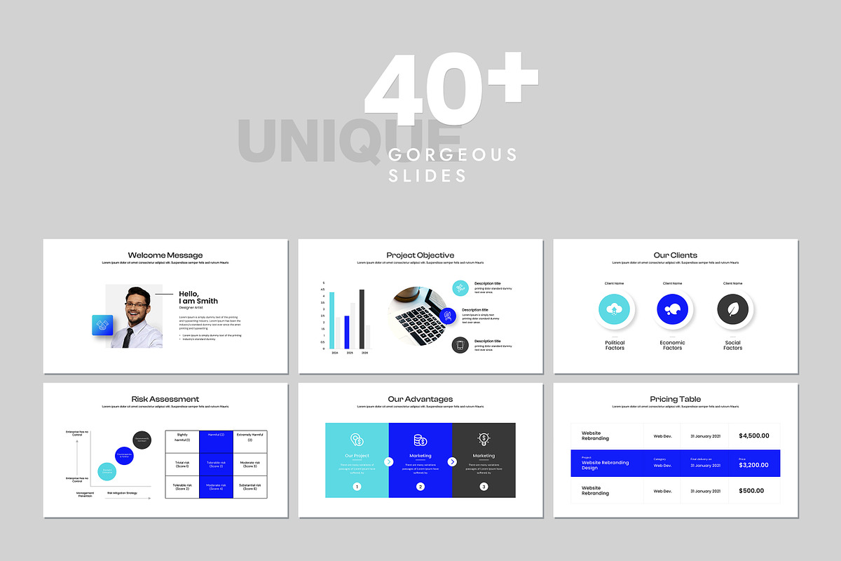 Proposal Presentation Template, a Presentation Template by SlideStock (Photo 3 of 10)