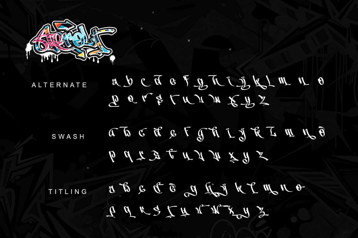 Aerolt - Street Art Graffiti Font, a Handwritten Font by Letterara (Photo 13 of 14)