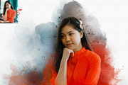 Wedding Watercolor Portrait Action, an Action Add-On by MRI STUDIO (Thumbnail 6 of 12)