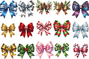 Watercolor Christmas Bow Sublimation, an Illustration by Designking (Thumbnail 2 of 4)
