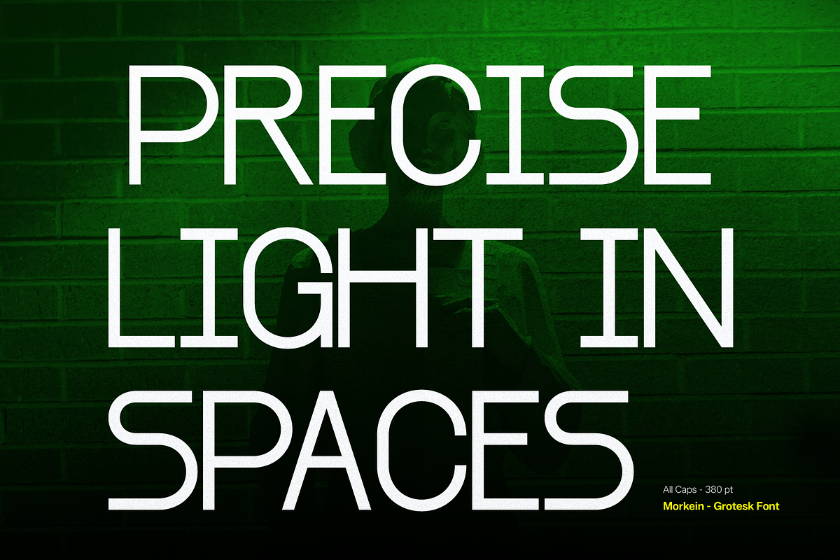 Morkein | Geometric Font, a Sans Serif Font by gracetype_studio (Photo 3 of 10)