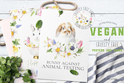 26in1 BUNDLE Watercolor Animal, an Animal Illustration by Catherine Wheel (Thumbnail 6 of 27)
