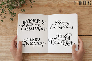 Christmas Text Overlays