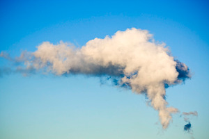 Air Pollution Cloud In Sky, an Industrial Photo by THP Creative