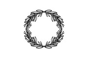 Floral Wreath Circle SVG Bundle, an Illustration by Creativeshirt (Thumbnail 10 of 51)