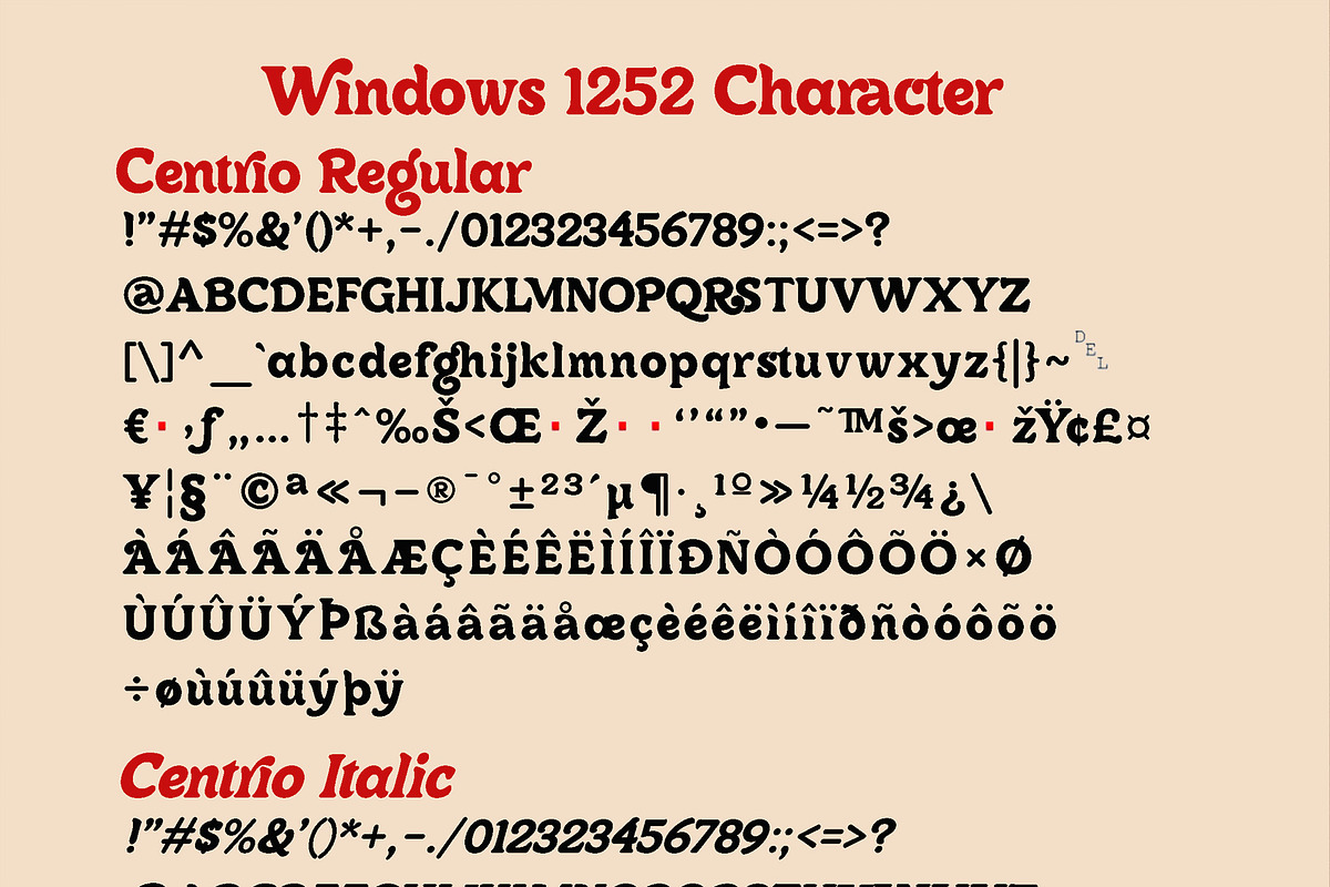 Centrio Typeface, a Sans Serif Font by joelmaker (Photo 22 of 22)
