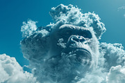 90 Clouds animals against a blue sky, an Animal Illustration by Handmadefont (Thumbnail 62 of 64)