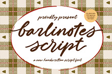Barlinotes - New Handwritten Script