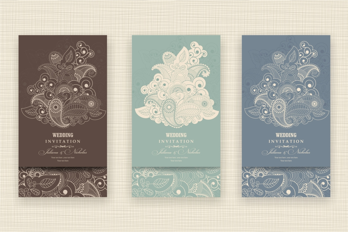 Wedding Invitation set, an Invitation Template by NataLito (Photo 4 of 5)