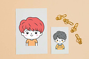 28 Cute Boy Kid Cartoon Character, a Person Illustration by jongcreative (Thumbnail 3 of 7)