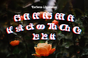 Lastone - Psychedelic Font, a Sans Serif Font by Drizy (Thumbnail 9 of 10)