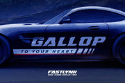 FASTLYNK - Race Theme Display Font, a Font by Gassstype (Thumbnail 2 of 9)