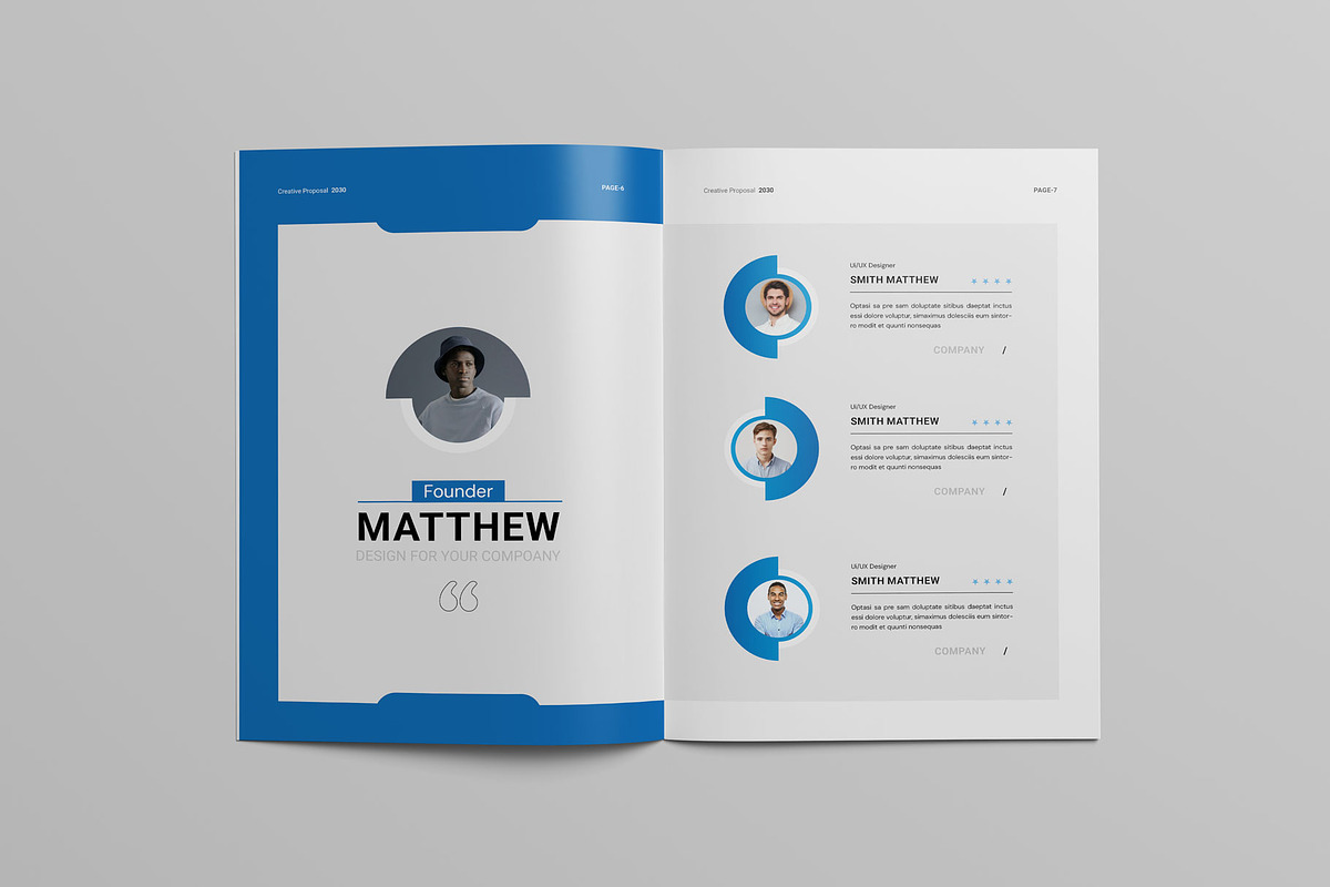 Creative Proposal Template, a Brochure Template by KreateTribe (Photo 7 of 8)