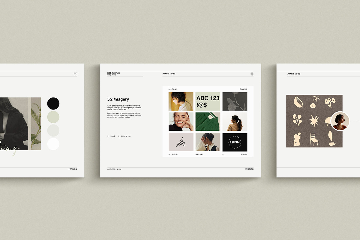 QINN/Brand Guidelines, a Brochure Template by Studio Elevate (Photo 6 of 12)