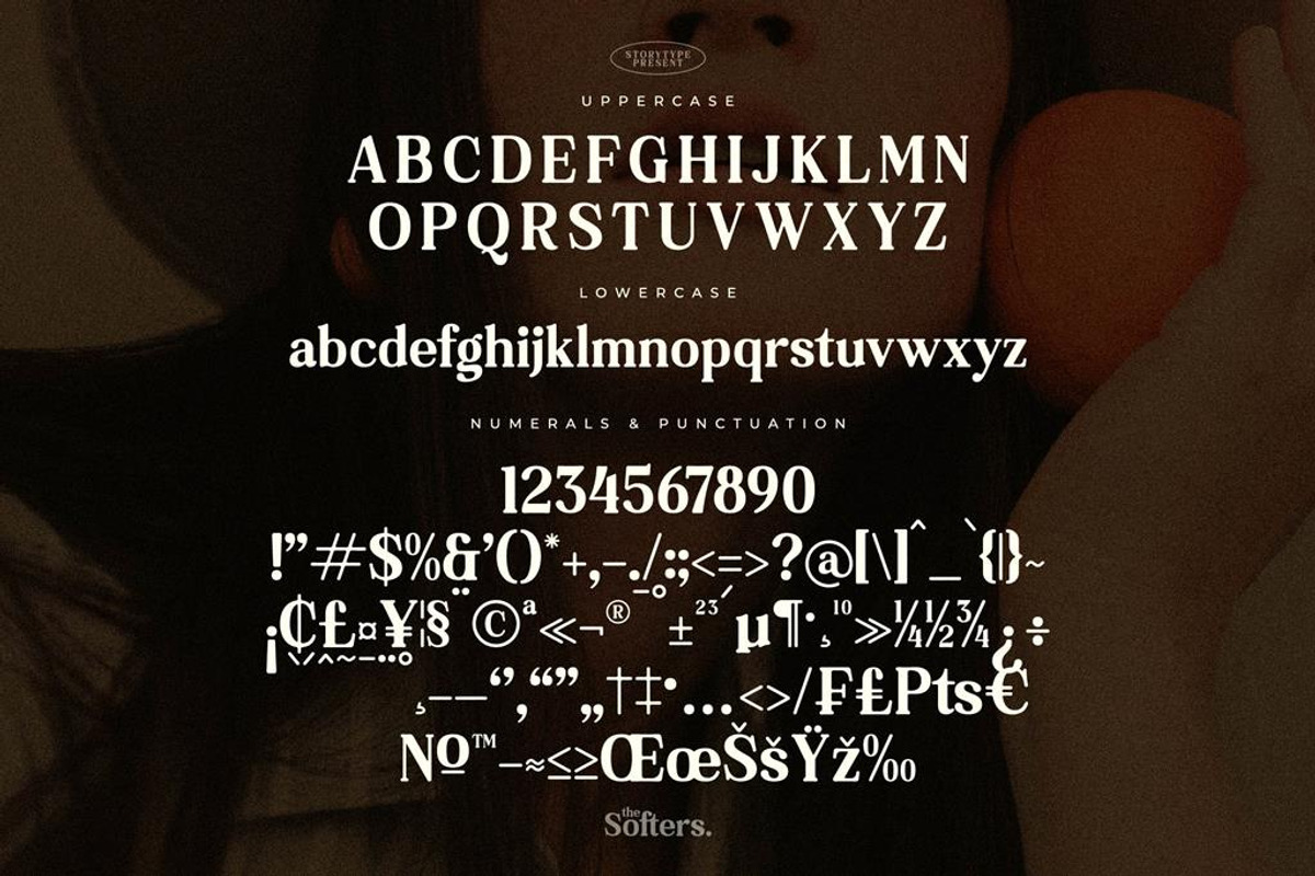 Softers Beautiful Classic Serif Font, a Serif Font by Storytype Studio (Photo 12 of 14)