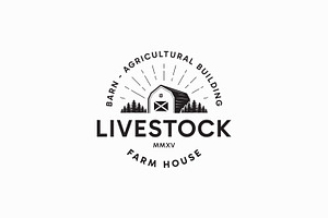 Livestock Logo Barn Agricultural, a Branding & Logo Template by Signatoro