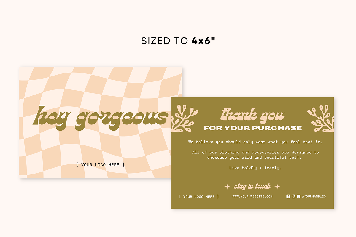 3 Thank You Cards - 4x6 Template, a Card Template by Ashleigh Green Studios (Photo 5 of 7)