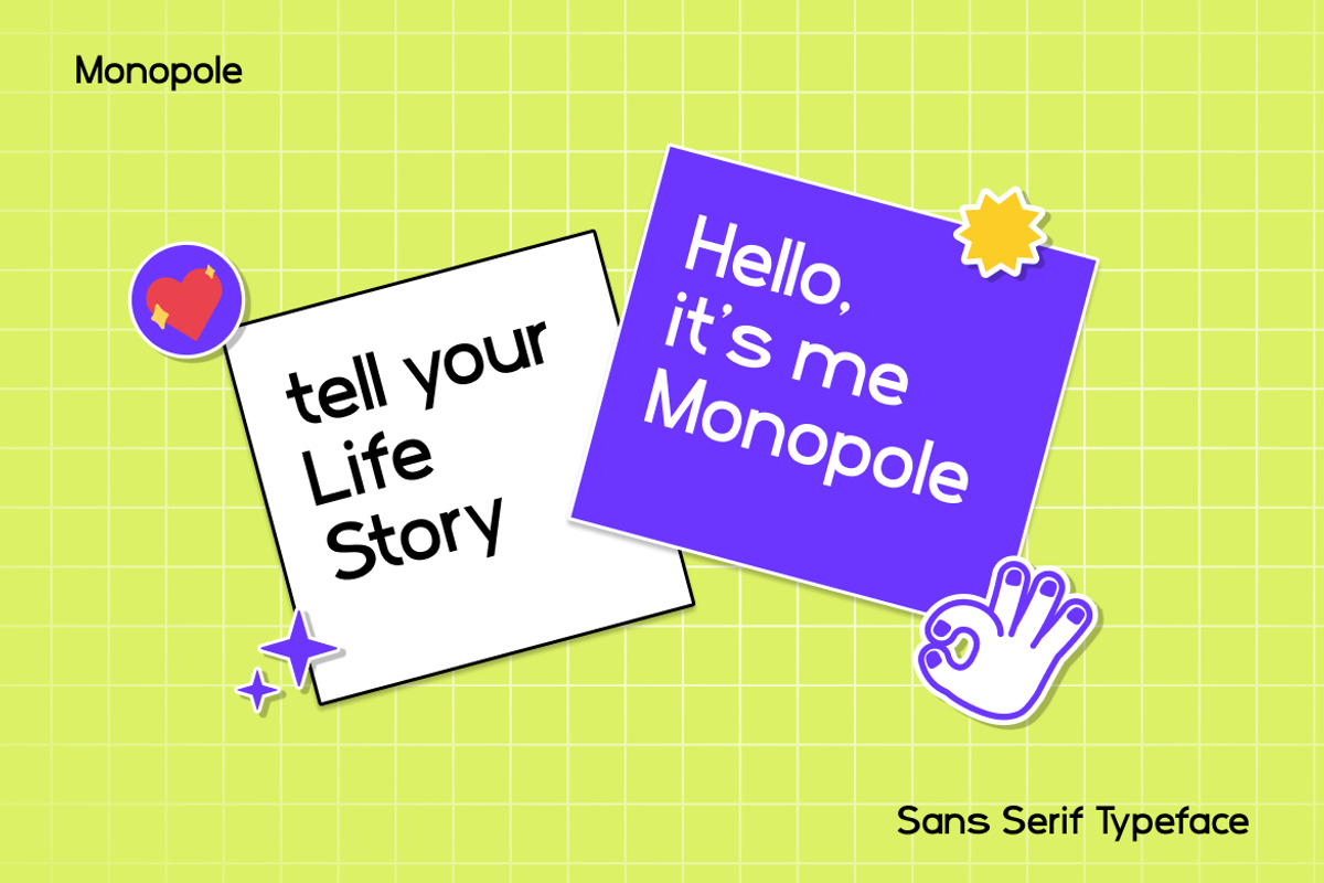 Monopole - Modern Sans Serif, a Sans Serif Font by Vadovastd (Photo 4 of 7)
