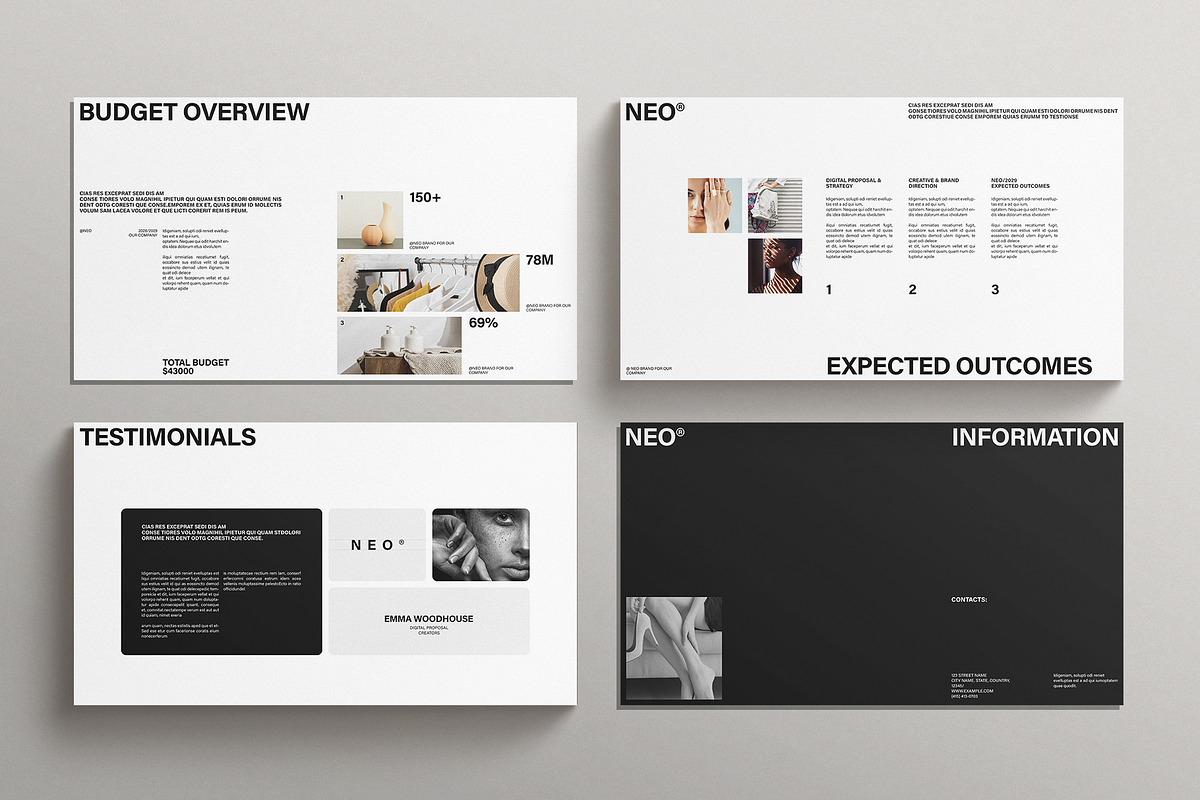 Minimalist Proposal Presentation, a Presentation Template by RedGiant (Photo 6 of 6)