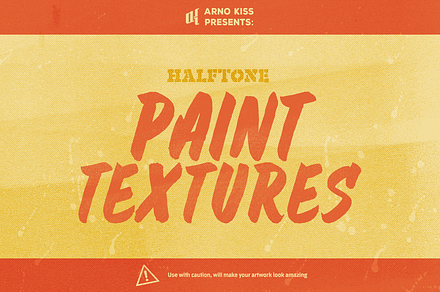 Paint Textures (halftoned)