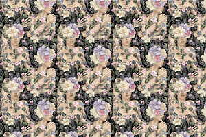 Floral Men Pattern & Motifs