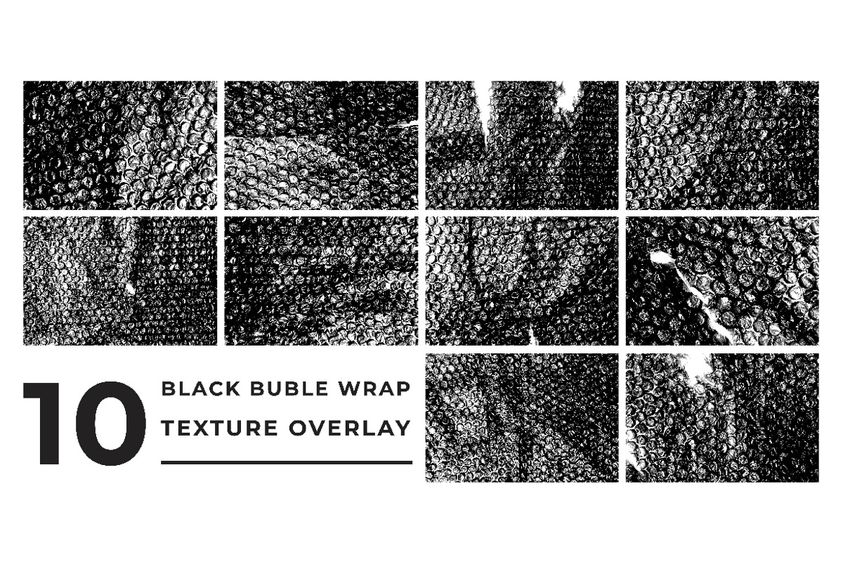 Black Bubble Wrap Texture, a Texture Graphic by Pitchlook.Studio (Photo 2 of 2)