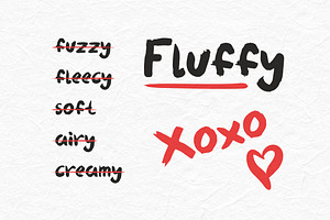 Fluffy Tiger Brush Font