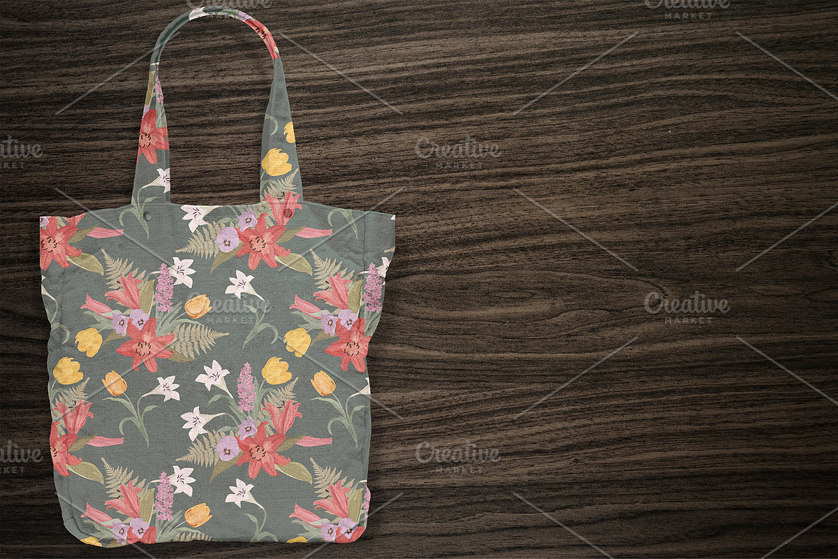 A collection of floral patterns, a Pattern Graphic by artdemidova (Photo 8 of 9)