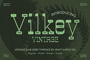 Vilkey Vintage, a Serif Font by Craft Supply Co. (Thumbnail 1 of 8)