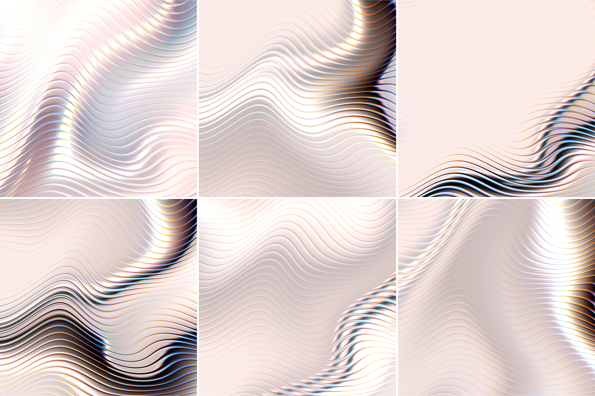 Flow Lines 25 Abstract Wavy Line, a Background Graphic by PopotLane (Photo 2 of 6)