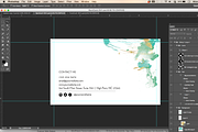 Abstract Water Colour Namecard- ID41, a Business Card Template by AIW SOLUTIONS (Thumbnail 5 of 5)