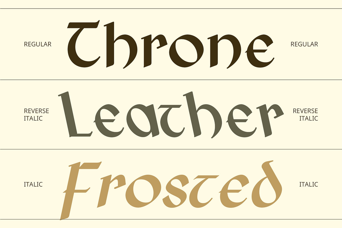 CS Shamus – Uncial Font, a Sans Serif Font by Craft Supply Co. (Photo 3 of 8)