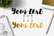 Geometric Watercolor + Gold Bundle, a Texture Graphic by Anna Faun (Thumbnail 7 of 9)