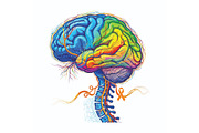 Multiple Sclerosis Awareness Brain, a Person Illustration by Designer_Momina (Thumbnail 13 of 16)