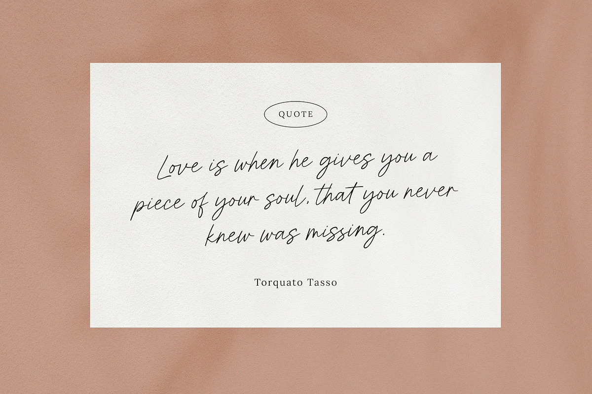 Roshely Casual Script, a Script Font by Seagulls Creative (Photo 5 of 10)