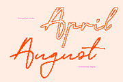 CS Ariana Pixel, a Script Font by Craft Supply Co. (Thumbnail 3 of 8)