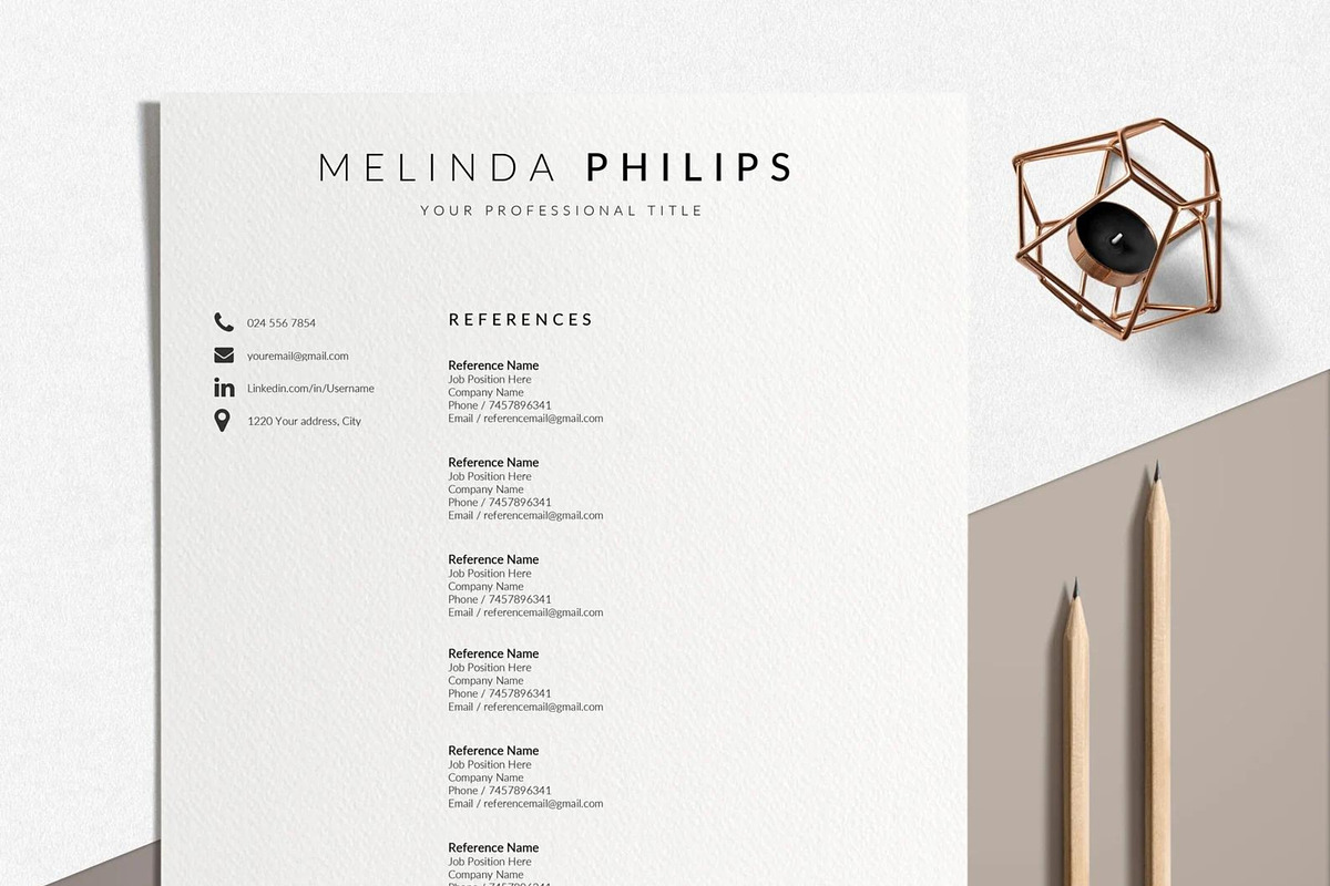 Professional Resume Template Word, a Resume Template by LucaTheme (Photo 4 of 10)