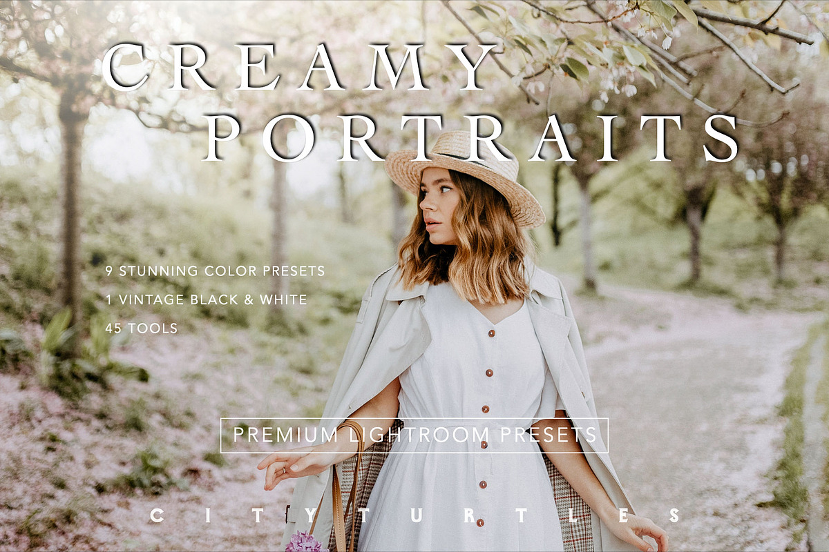 CREAMY PORTRAITS LIGHTROOM PRESETS, an Action Add-On by CityTurtles (Photo 1 of 10)