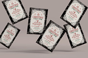 Christmas Dinner Party Invitation, an Invitation Template by graphicook (Thumbnail 2 of 3)
