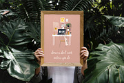 Home Office (stay home), a Decorative Illustration by helgascandinavus (Thumbnail 7 of 8)