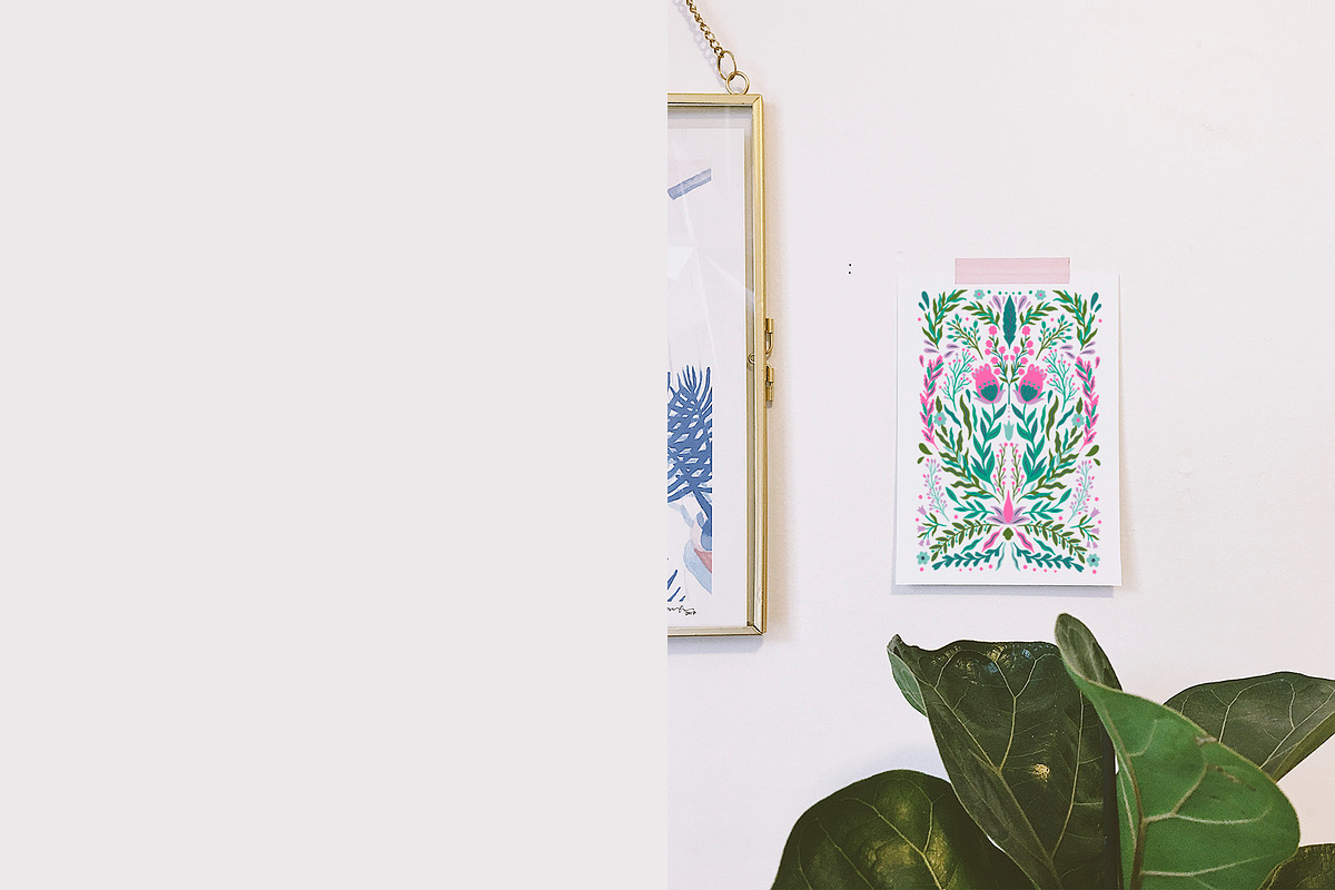 Flower folk-Collection ornament, an Illustration by Moonflora (Photo 8 of 10)
