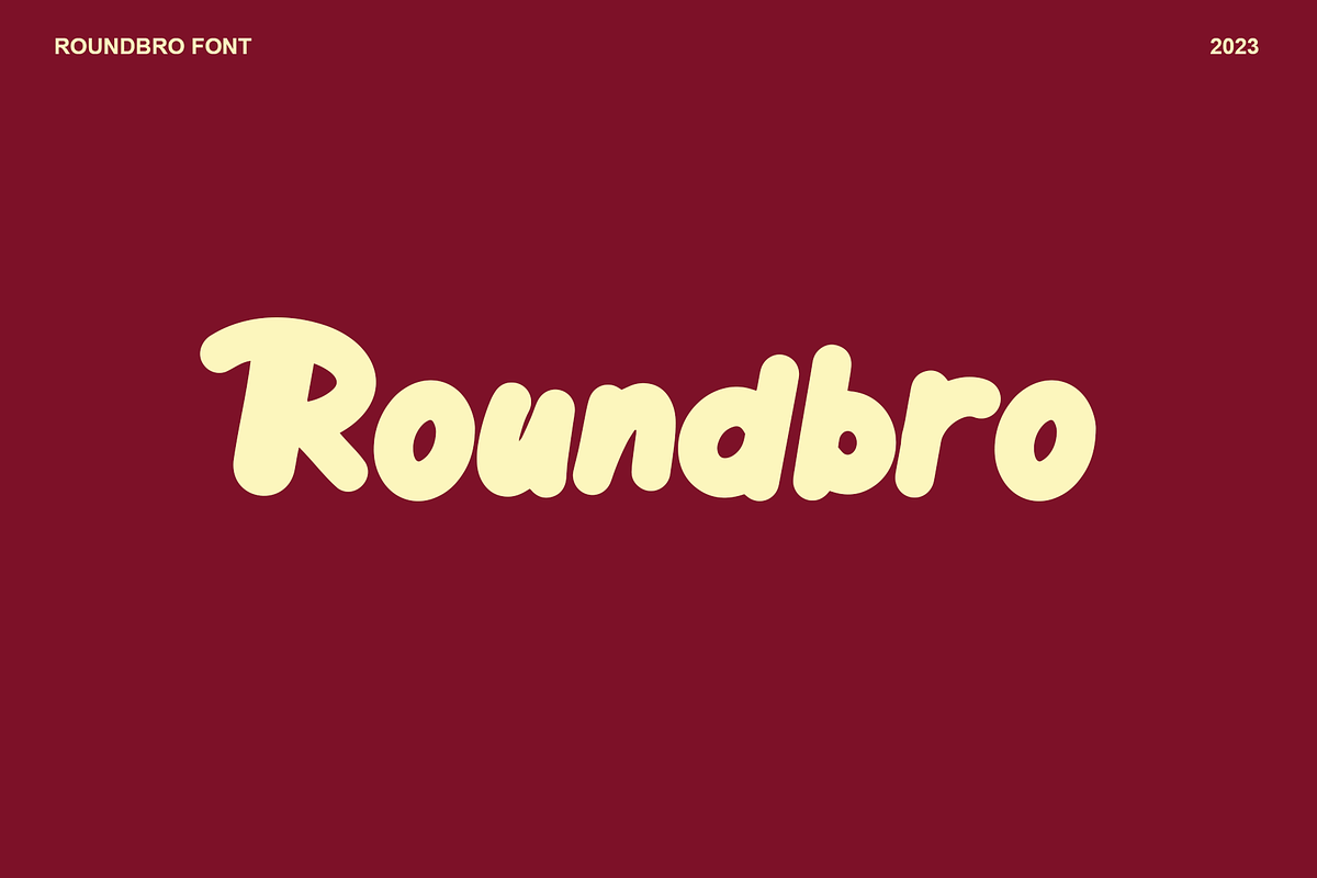 Roundbro Sans Serif Font, a Sans Serif Font by rtf.studio (Photo 2 of 5)