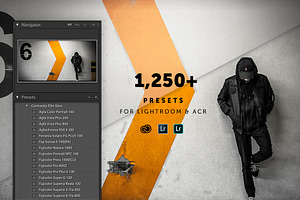 1,250+ Pro Lightroom Presets