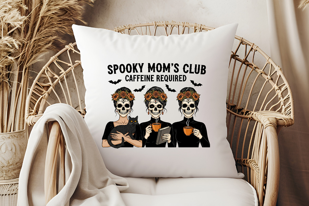 Spooky Skeleton,Coffee Love Hallowee, an Illustration by Libby Wishes (Photo 3 of 6)