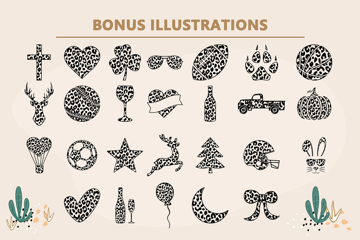 Leopard Font - A Playful Font, a Sans Serif Font by GlitzyGrapix (Photo 5 of 8)