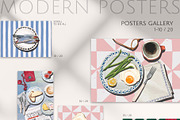 MODERN POSTERS creator kit, a Decorative Illustration by Yuliia Lashevska (Thumbnail 5 of 12)