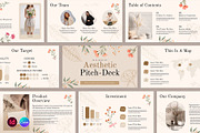 Aesthetic Pitch Deck Presentation, a Presentation Template by TemplatesForest (Thumbnail 1 of 5)