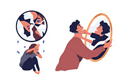 People with inner conflict concept, a Person Illustration by Good Studio (Thumbnail 2 of 7)