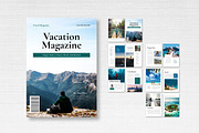 Green Vacation Travel Magazine, a Magazine Template by UICreative (Thumbnail 1 of 4)